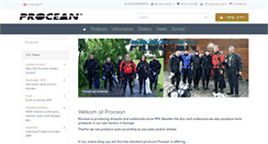 Desktop Screenshot of procean.nl