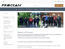 Tablet Screenshot of procean.nl